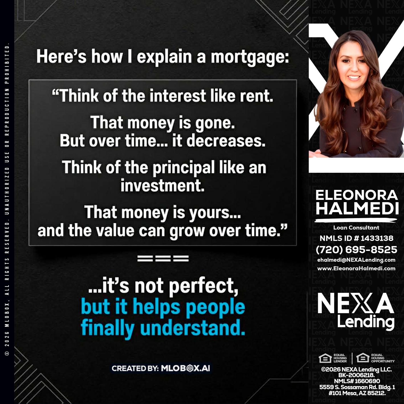 HERES NOW - Eleonora Halmedi -Mortgage Advisor