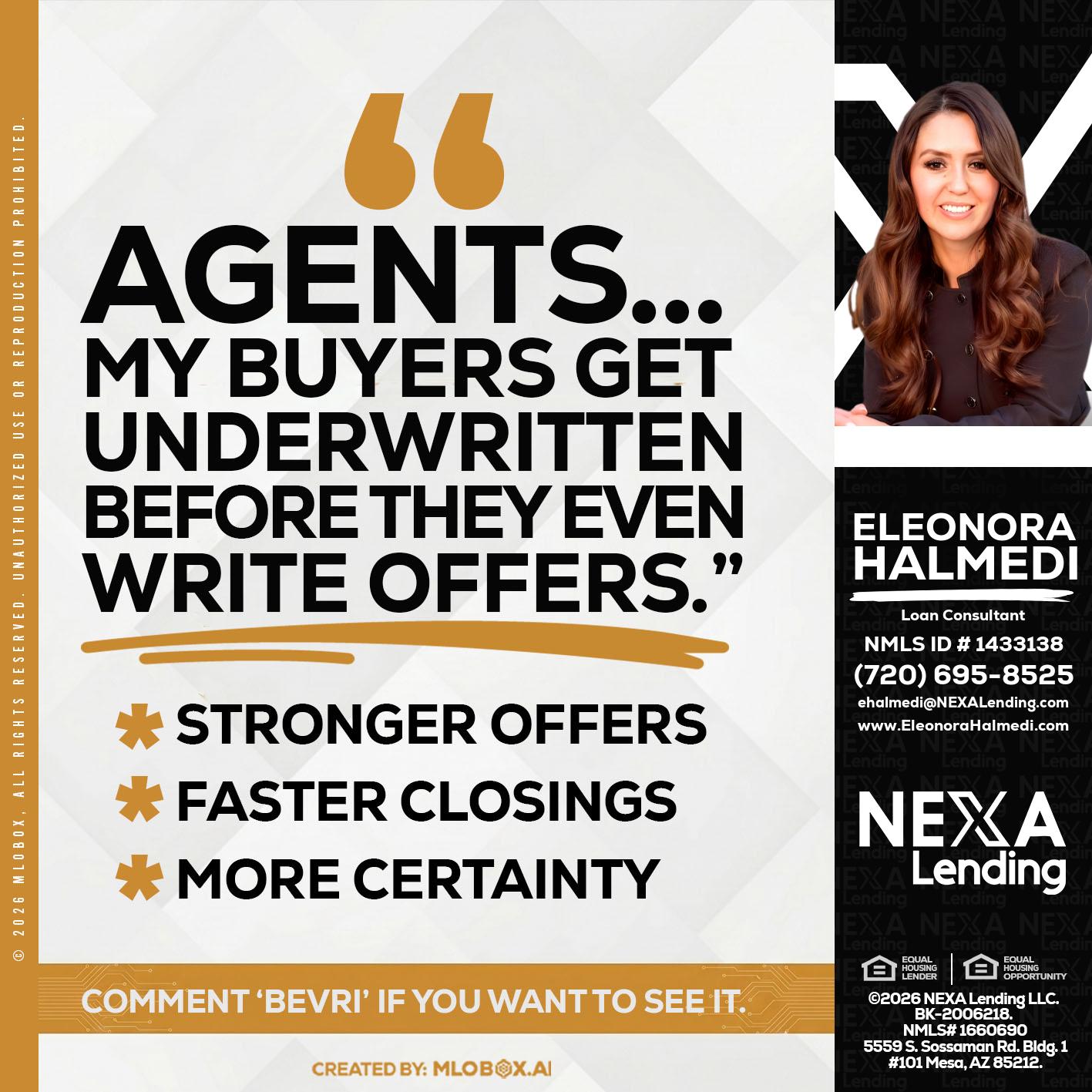 agents - Eleonora Halmedi -Mortgage Advisor