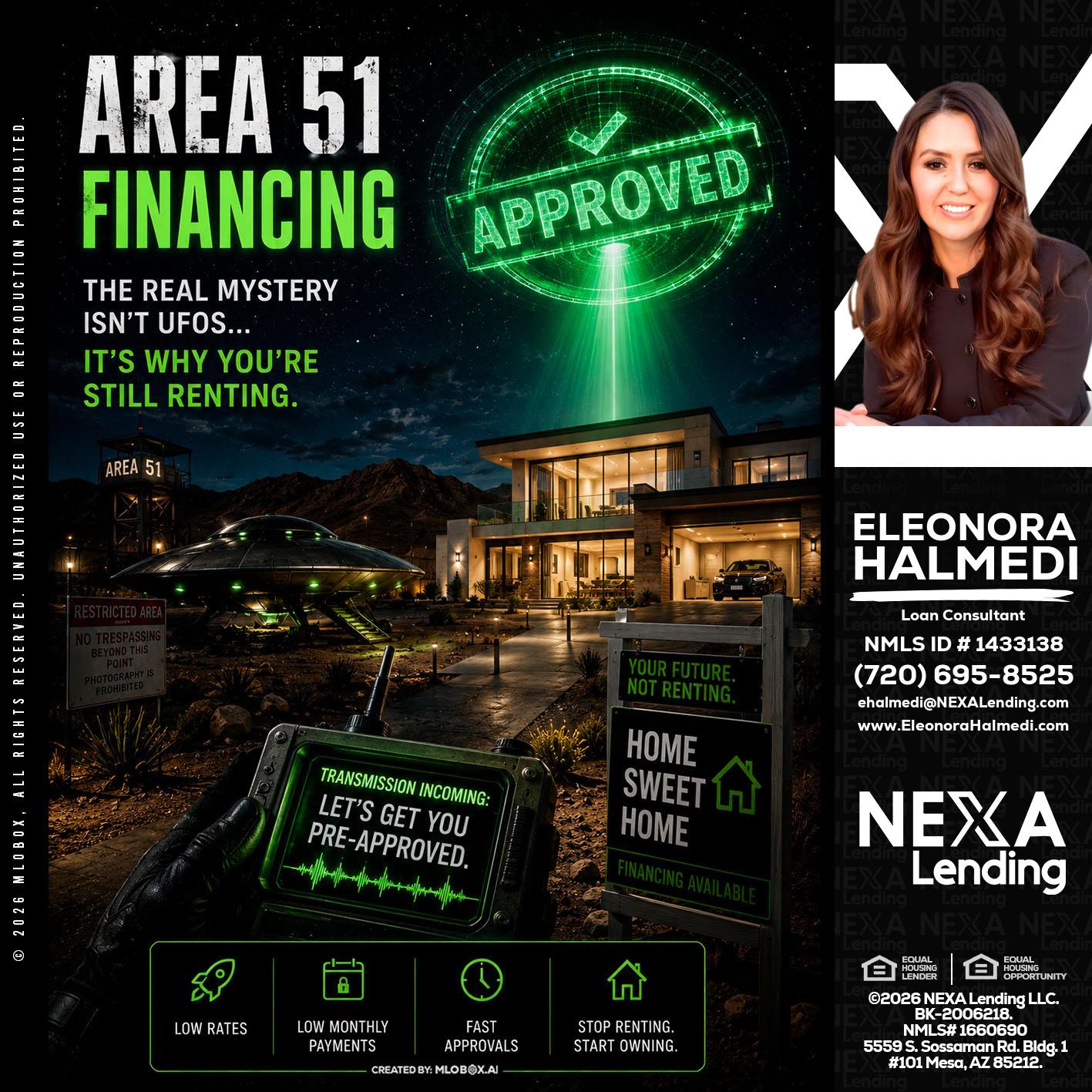 AREA 51 - Eleonora Halmedi -Mortgage Advisor