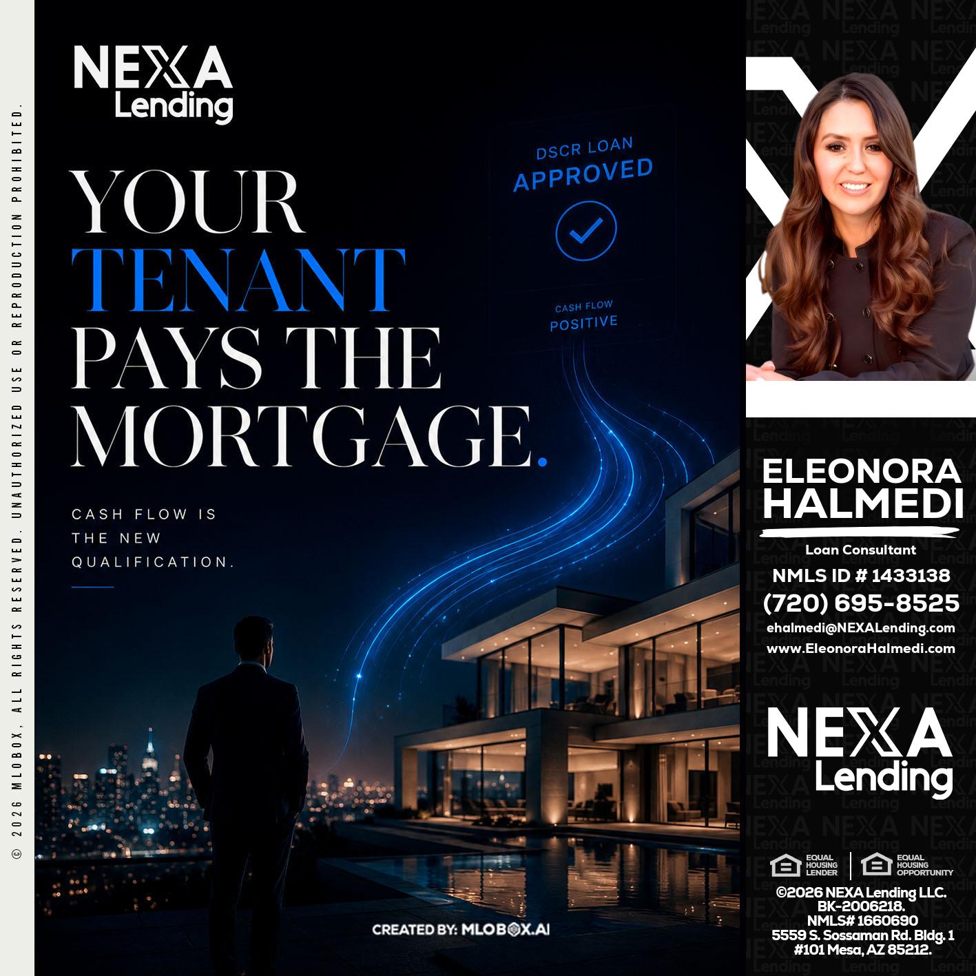 DSCR LOANS - Eleonora Halmedi -Mortgage Advisor