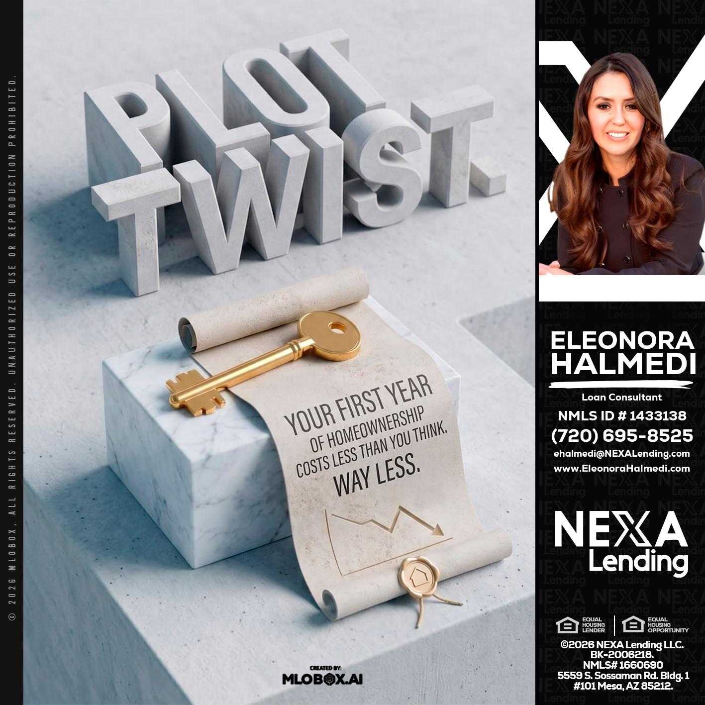 PLOT TWIST - Eleonora Halmedi -Mortgage Advisor
