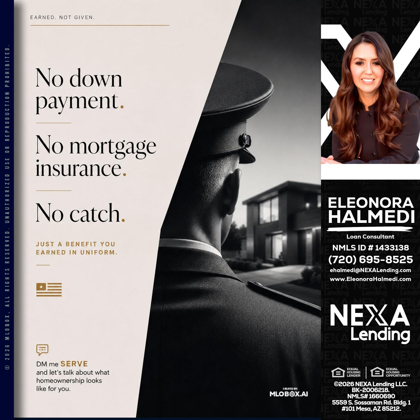 NO DOWN PAYMENT - Eleonora Halmedi -Mortgage Advisor