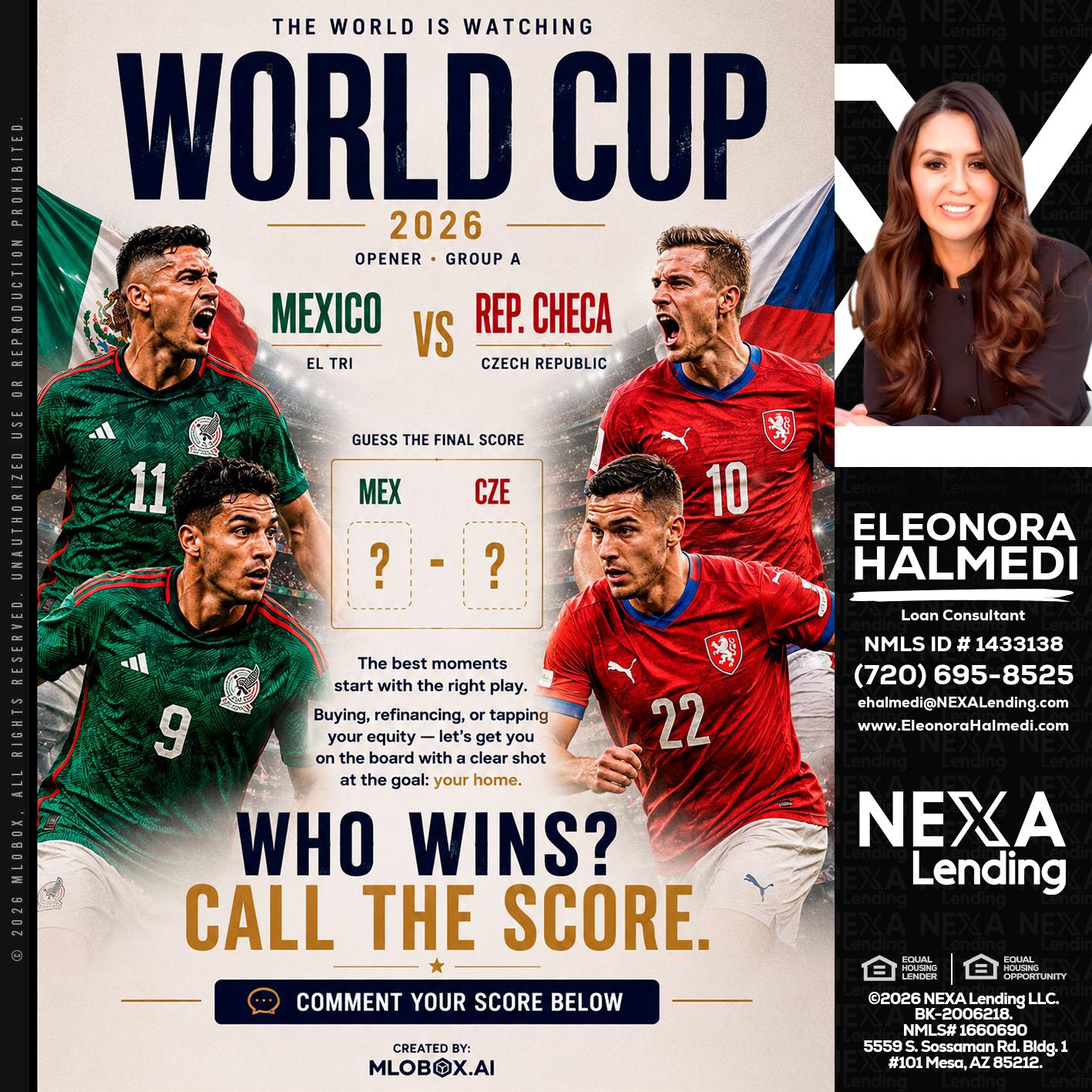 WORLD CUP 2026 - Eleonora Halmedi -Mortgage Advisor