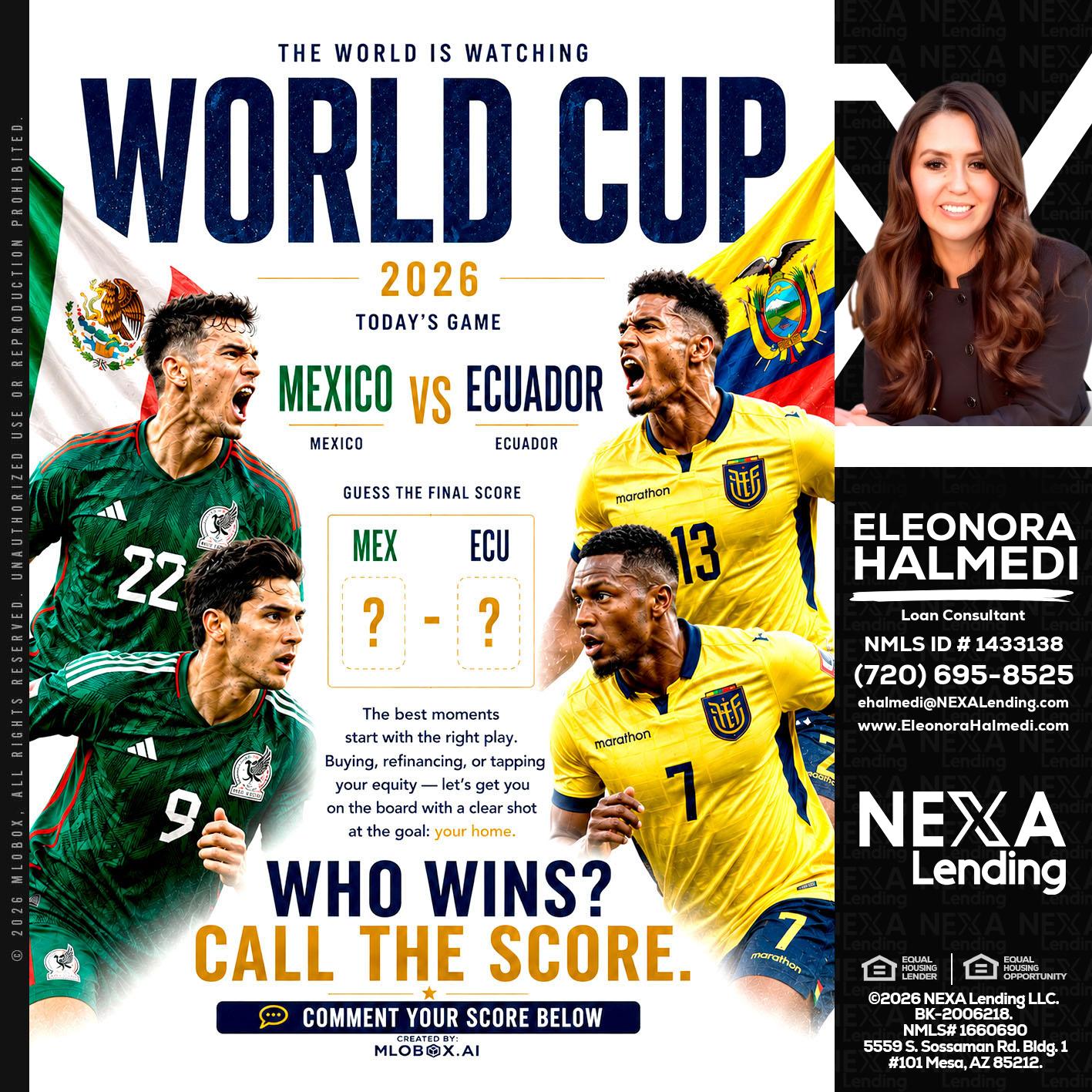 WORLD CUP 2026 - Eleonora Halmedi -Mortgage Advisor