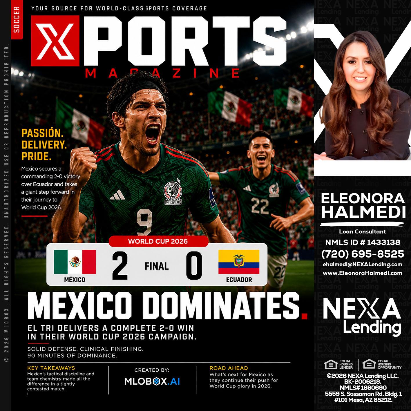 XPORTS MEX 2-0 ECUADOR - Eleonora Halmedi -Mortgage Advisor