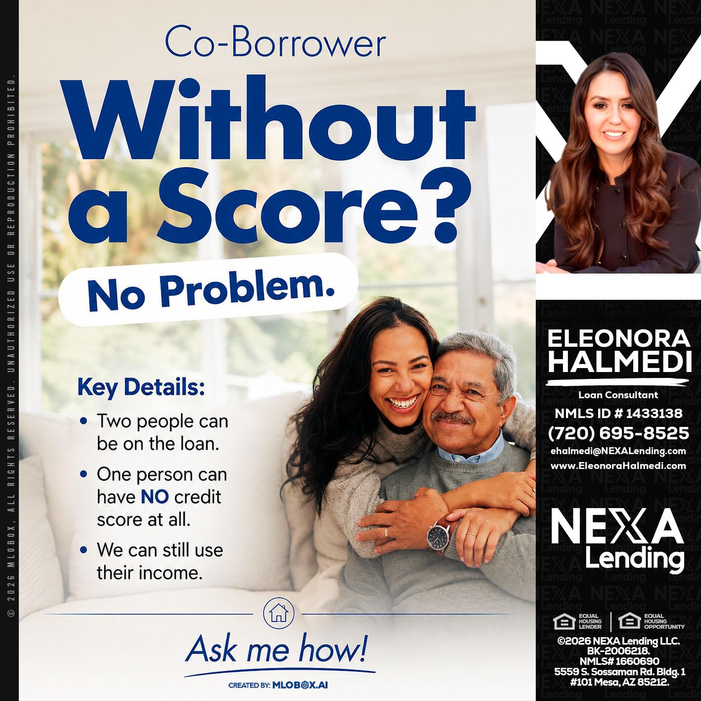 WITHOUT SCORE? - Eleonora Halmedi -Mortgage Advisor